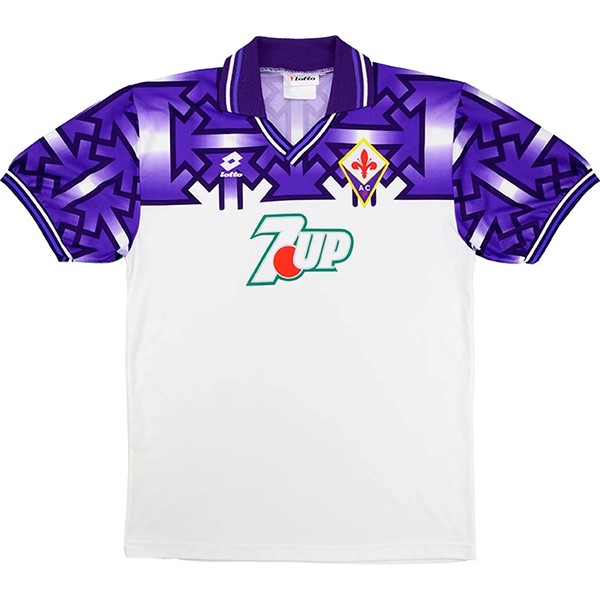 Tailandia Camiseta Fiorentina 2ª Retro 1992 1993 Blanco